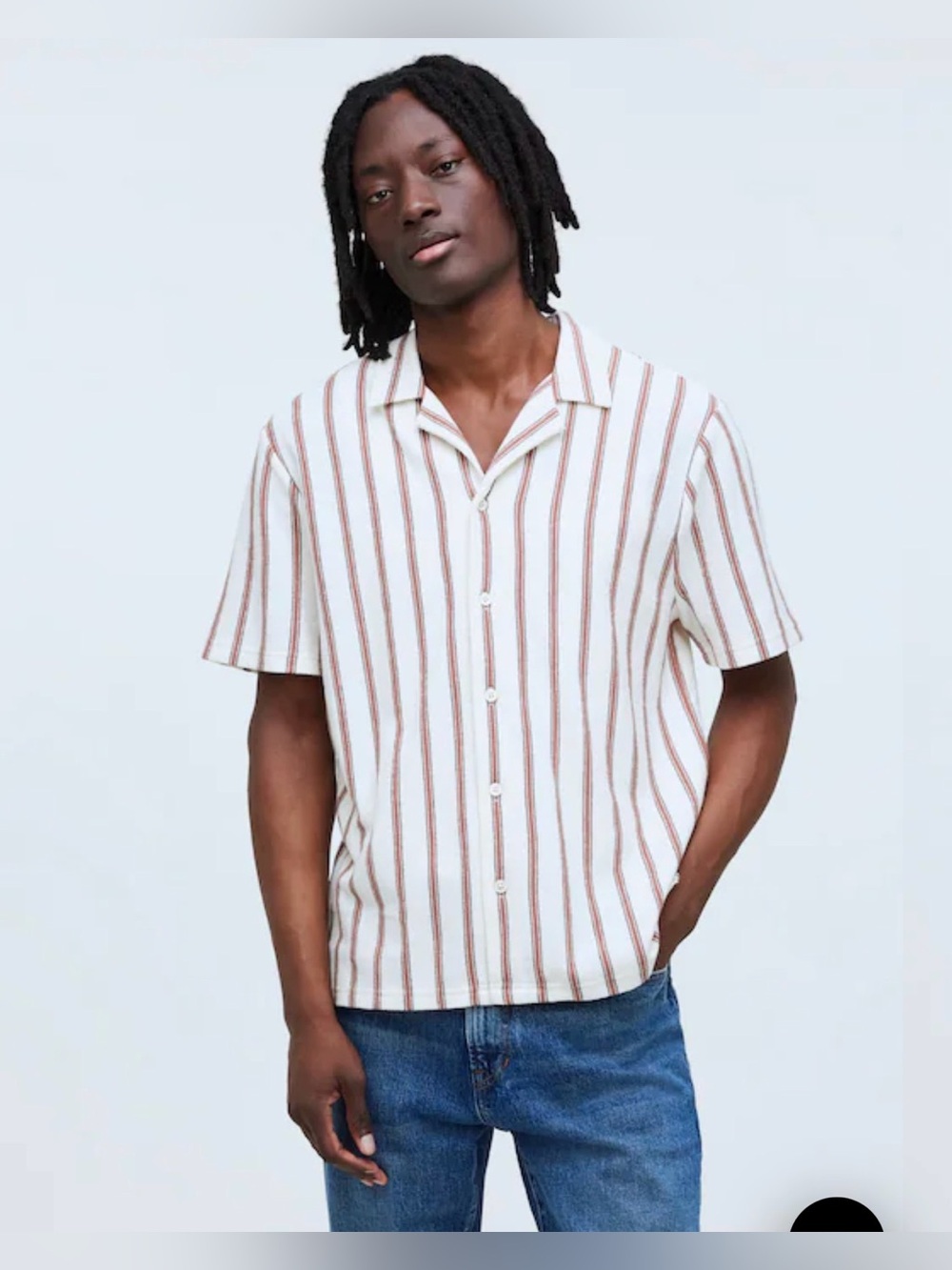 Madewell Easy Short Sleeve Shirt , New With Tags